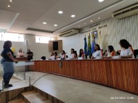 Alunos visitam a casa legislativa de Comodoro